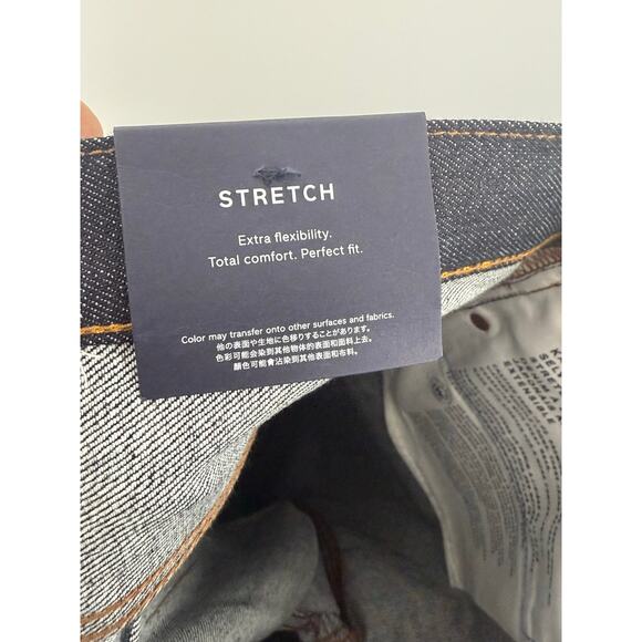 Gap Kaihara Selvedge Skinny Jeans 30x28 Dark Wash Stretch Denim Mid Rise - Picture 6 of 12